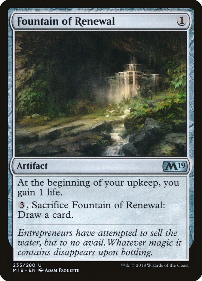 Fountain of Renewal [Core Set 2019] | Shuffle n Cut Hobbies & Games