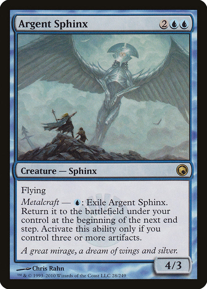 Argent Sphinx [Scars of Mirrodin] | Shuffle n Cut Hobbies & Games