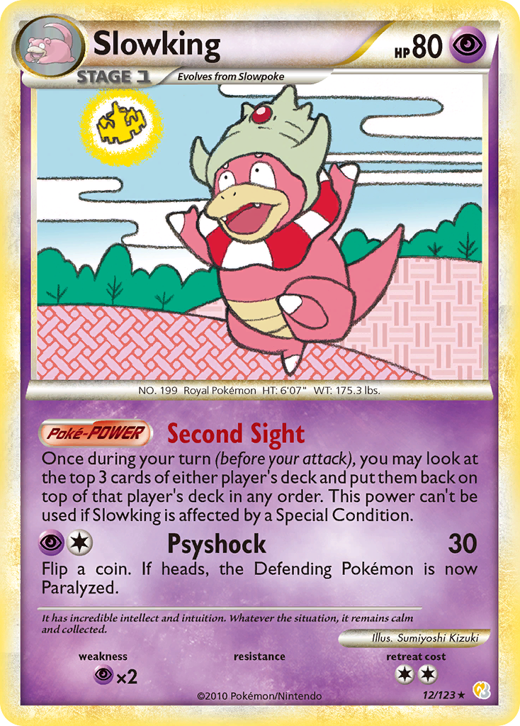 Slowking (12/123) [HeartGold & SoulSilver: Base Set] | Shuffle n Cut Hobbies & Games