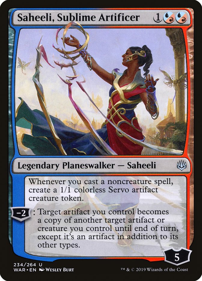 Saheeli, Sublime Artificer [War of the Spark] | Shuffle n Cut Hobbies & Games