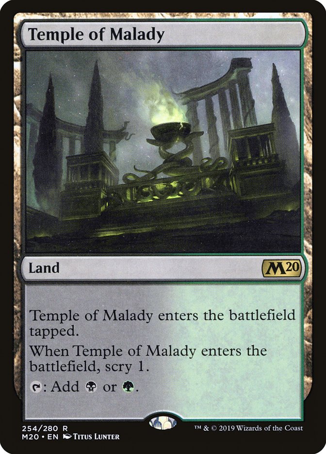 Temple of Malady [Core Set 2020] | Shuffle n Cut Hobbies & Games