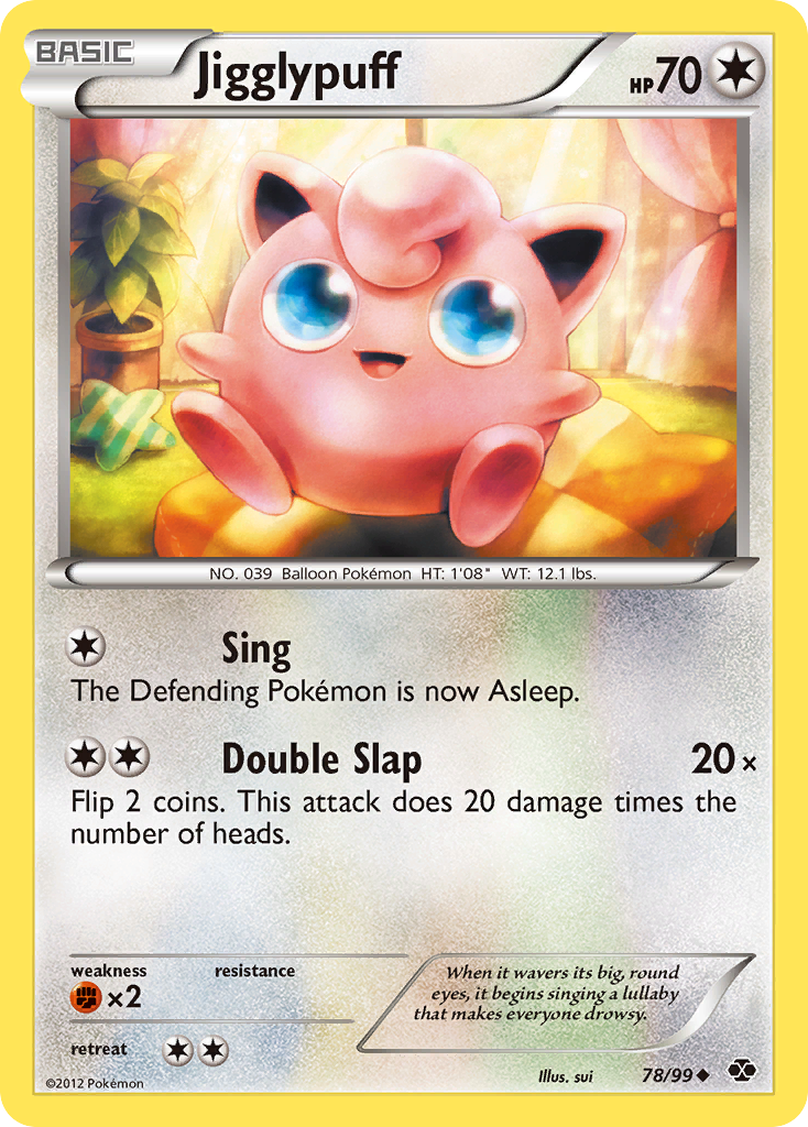 Jigglypuff (78/99) [Black & White: Next Destinies] | Shuffle n Cut Hobbies & Games