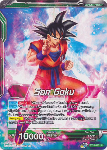 Son Goku // Ferocious Strike SS Son Goku (BT10-060) [Rise of the Unison Warrior Prerelease Promos] | Shuffle n Cut Hobbies & Games