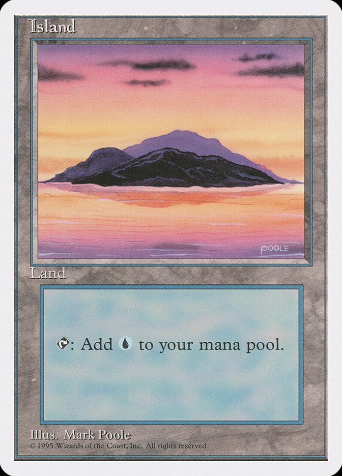 Island (Sunset / Signature on Right) [Fourth Edition] | Shuffle n Cut Hobbies & Games