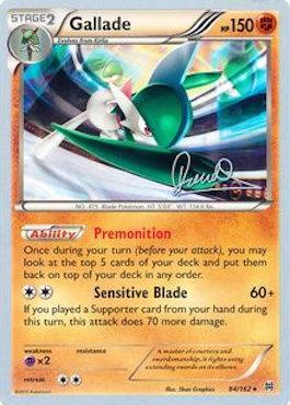 Gallade (84/162) (Infinite Force - Diego Cassiraga) [World Championships 2017] | Shuffle n Cut Hobbies & Games