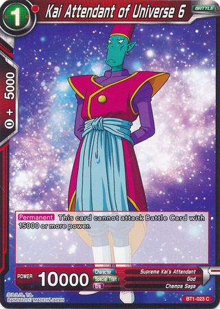 Kai Attendant of Universe 6 [BT1-023] | Shuffle n Cut Hobbies & Games