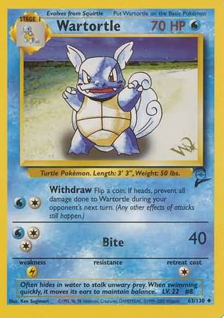 Wartortle (63/130) (W Stamped Promo) [Base Set 2] | Shuffle n Cut Hobbies & Games