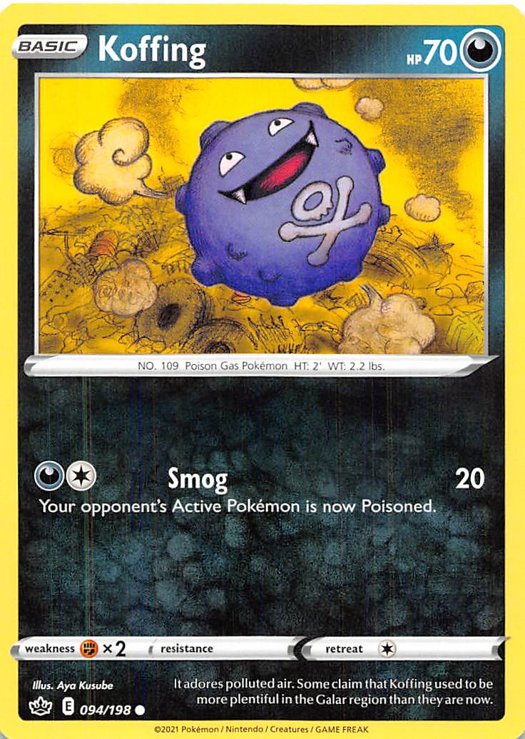 Koffing (094/198) [Sword & Shield: Chilling Reign] | Shuffle n Cut Hobbies & Games