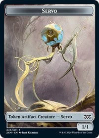 Servo // Treasure Double-Sided Token [Double Masters Tokens] | Shuffle n Cut Hobbies & Games