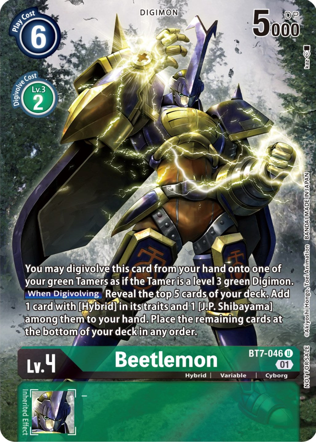 Beetlemon [BT7-046] (2nd Anniversary Frontier Card) [Next Adventure Promos] | Shuffle n Cut Hobbies & Games