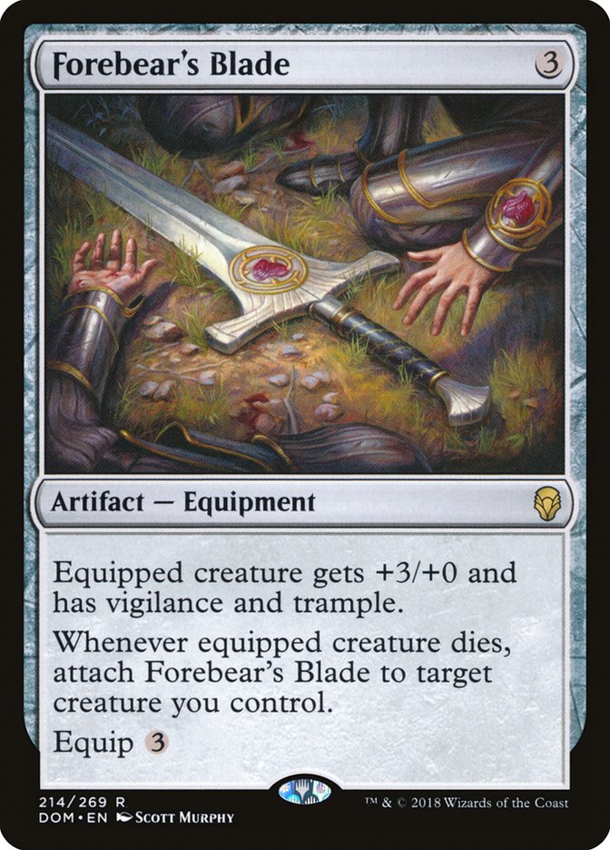 Forebear's Blade [Dominaria] | Shuffle n Cut Hobbies & Games