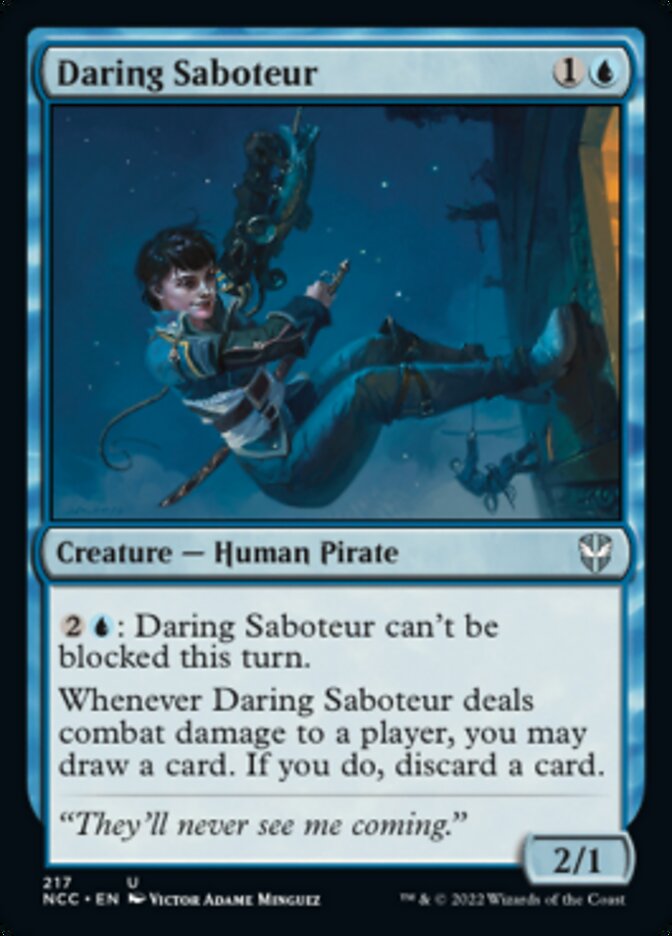 Daring Saboteur [Streets of New Capenna Commander] | Shuffle n Cut Hobbies & Games