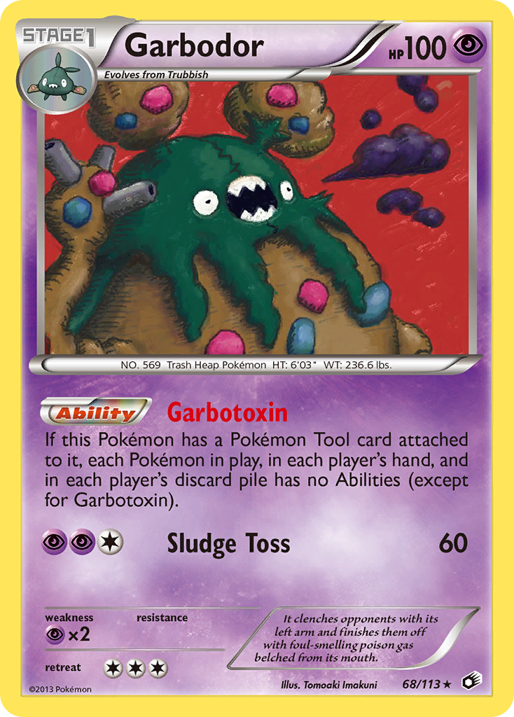 Garbodor (68/113) [Black & White: Legendary Treasures] | Shuffle n Cut Hobbies & Games