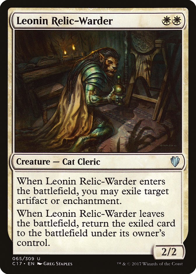 Leonin Relic-Warder [Commander 2017] | Shuffle n Cut Hobbies & Games