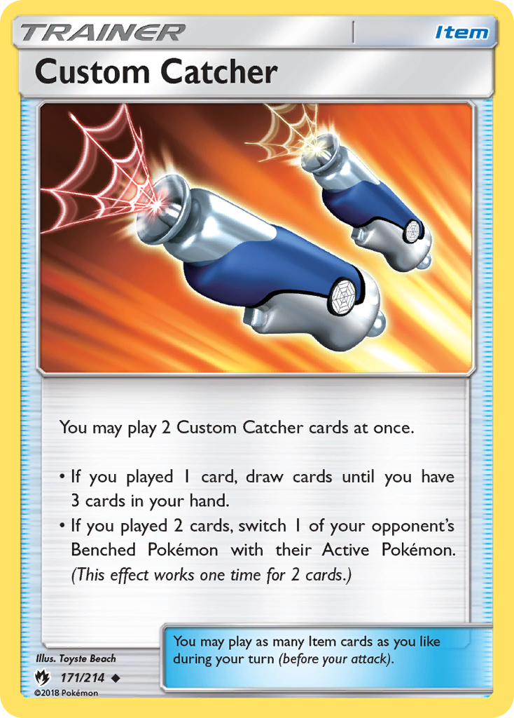 Custom Catcher (171/214) [Sun & Moon: Lost Thunder] | Shuffle n Cut Hobbies & Games