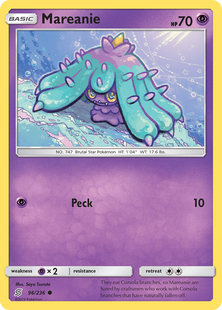 Mareanie (96/236) [Sun & Moon: Unified Minds] | Shuffle n Cut Hobbies & Games