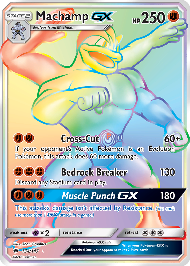 Machamp GX (154/147) [Sun & Moon: Burning Shadows] | Shuffle n Cut Hobbies & Games