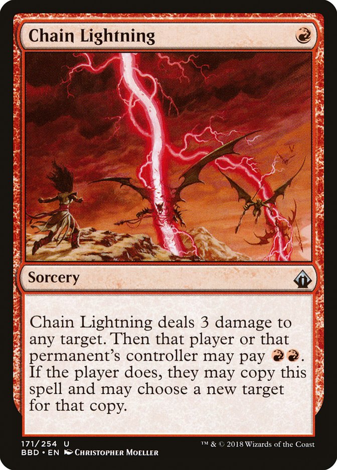 Chain Lightning [Battlebond] | Shuffle n Cut Hobbies & Games