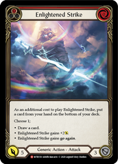 Enlightened Strike [U-WTR159] (Welcome to Rathe Unlimited)  Unlimited Rainbow Foil | Shuffle n Cut Hobbies & Games