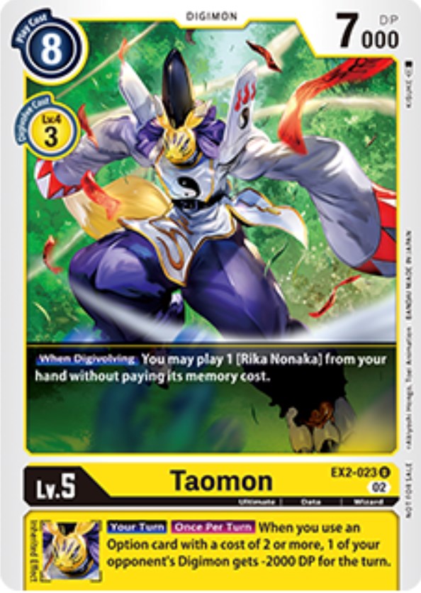 Taomon [EX2-023] (Tamer Party Vol. 6 Promo) [Digital Hazard Promos] | Shuffle n Cut Hobbies & Games