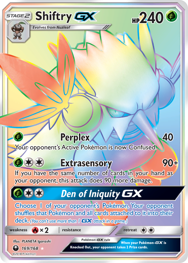 Shiftry GX (169/168) [Sun & Moon: Celestial Storm] | Shuffle n Cut Hobbies & Games