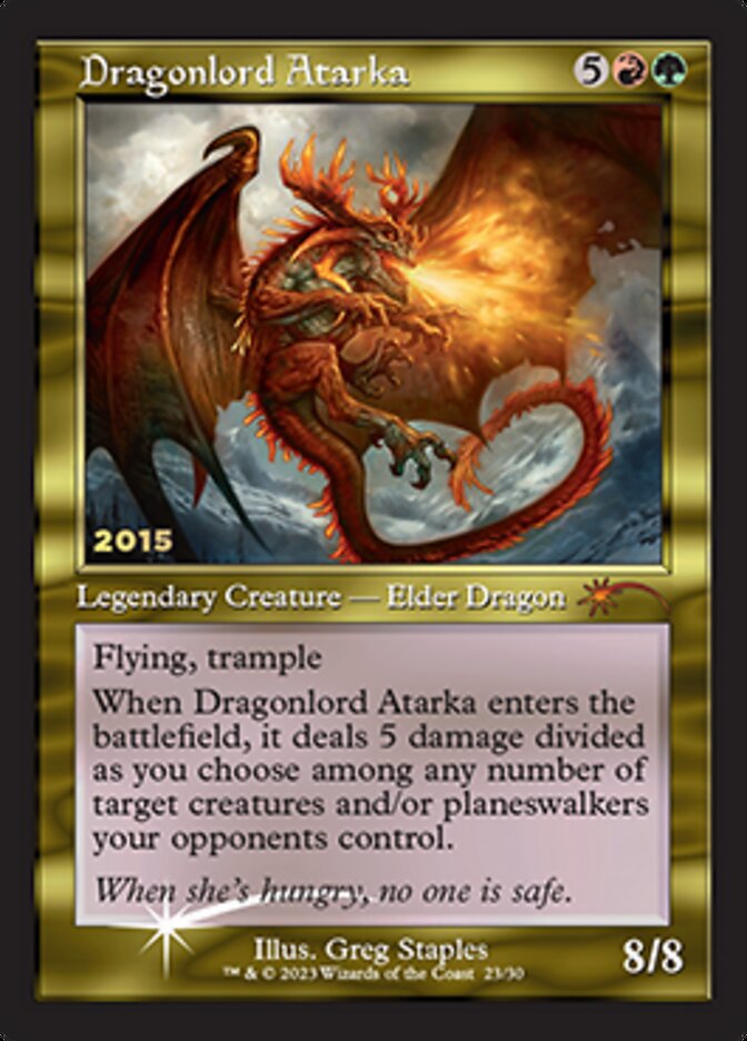 Dragonlord Atarka [30th Anniversary Promos] | Shuffle n Cut Hobbies & Games