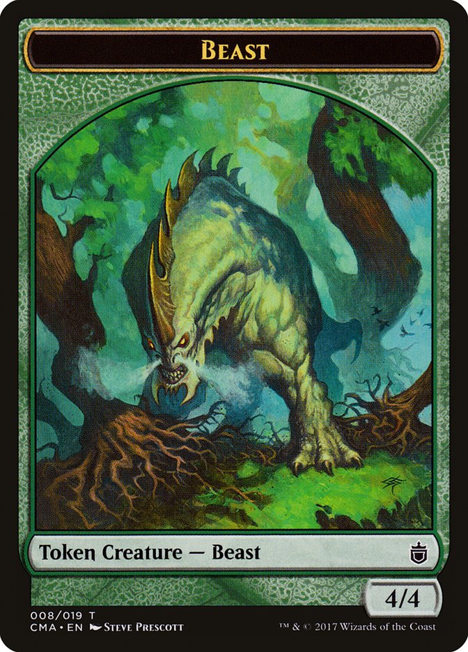 Beast Token (008/019) [Commander Anthology Tokens] | Shuffle n Cut Hobbies & Games