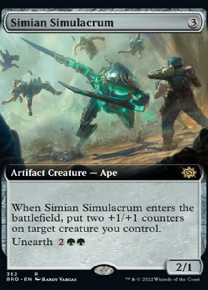 Simian Simulacrum (Extended Art) [The Brothers' War] | Shuffle n Cut Hobbies & Games