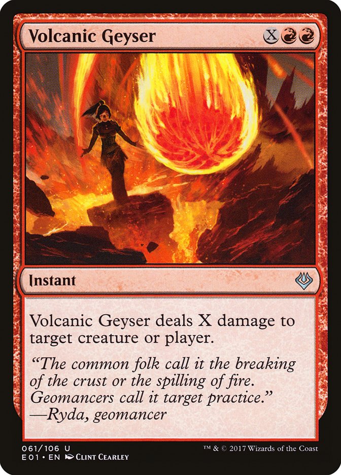 Volcanic Geyser [Archenemy: Nicol Bolas] | Shuffle n Cut Hobbies & Games