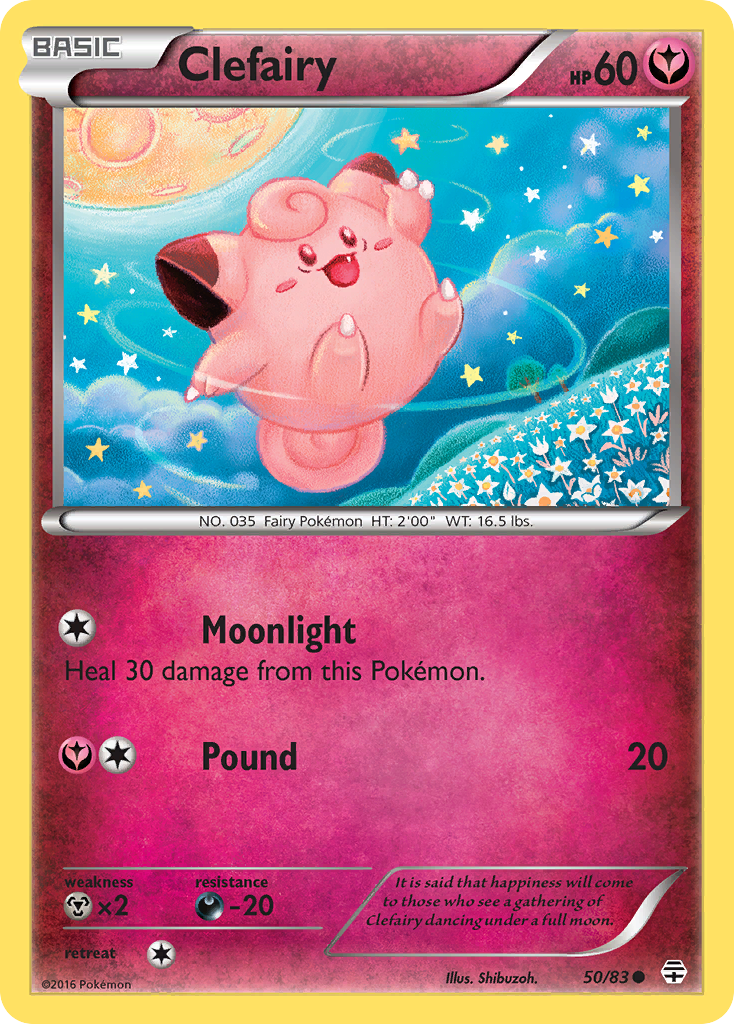 Clefairy (50/83) [XY: Generations] | Shuffle n Cut Hobbies & Games