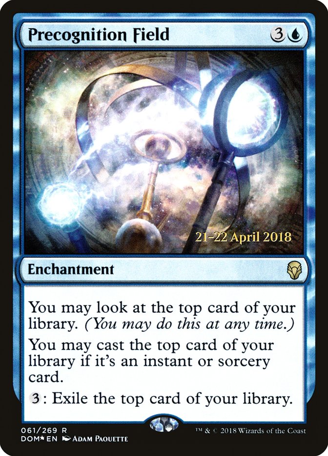 Precognition Field [Dominaria Prerelease Promos] | Shuffle n Cut Hobbies & Games