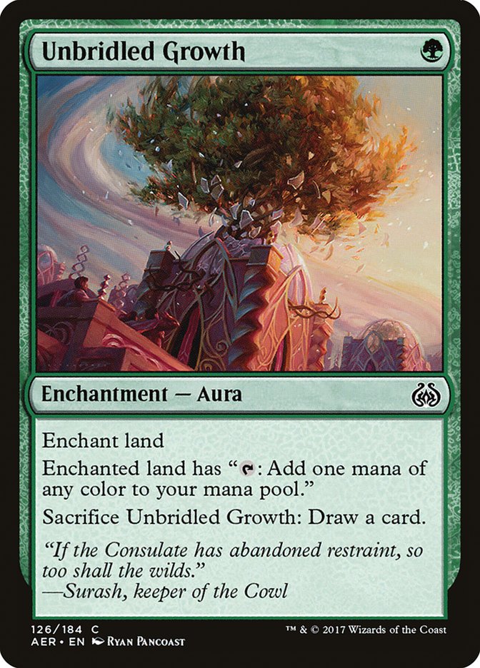 Unbridled Growth [Aether Revolt] | Shuffle n Cut Hobbies & Games