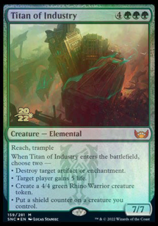 Titan of Industry [Streets of New Capenna Prerelease Promos] | Shuffle n Cut Hobbies & Games