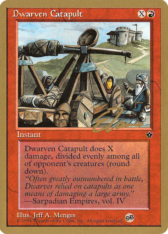 Dwarven Catapult (Eric Tam) (SB) [Pro Tour Collector Set] | Shuffle n Cut Hobbies & Games