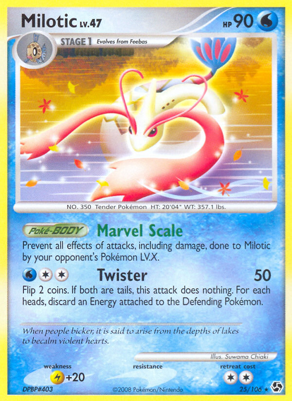 Milotic (25/106) [Diamond & Pearl: Great Encounters] | Shuffle n Cut Hobbies & Games