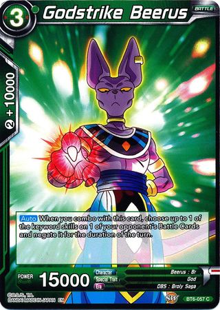 Godstrike Beerus [BT6-057] | Shuffle n Cut Hobbies & Games