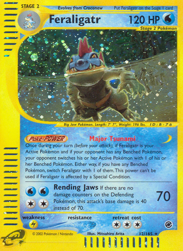 Feraligatr (12/165) [Expedition: Base Set] | Shuffle n Cut Hobbies & Games