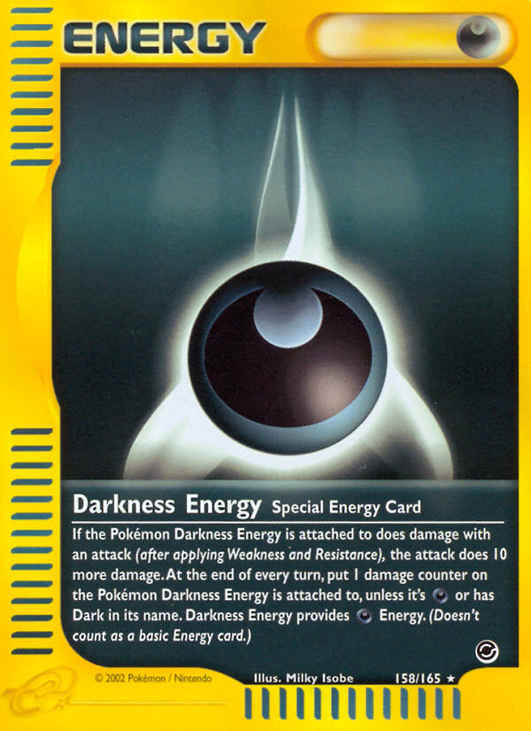 Darkness Energy (158/165) [Expedition: Base Set] | Shuffle n Cut Hobbies & Games