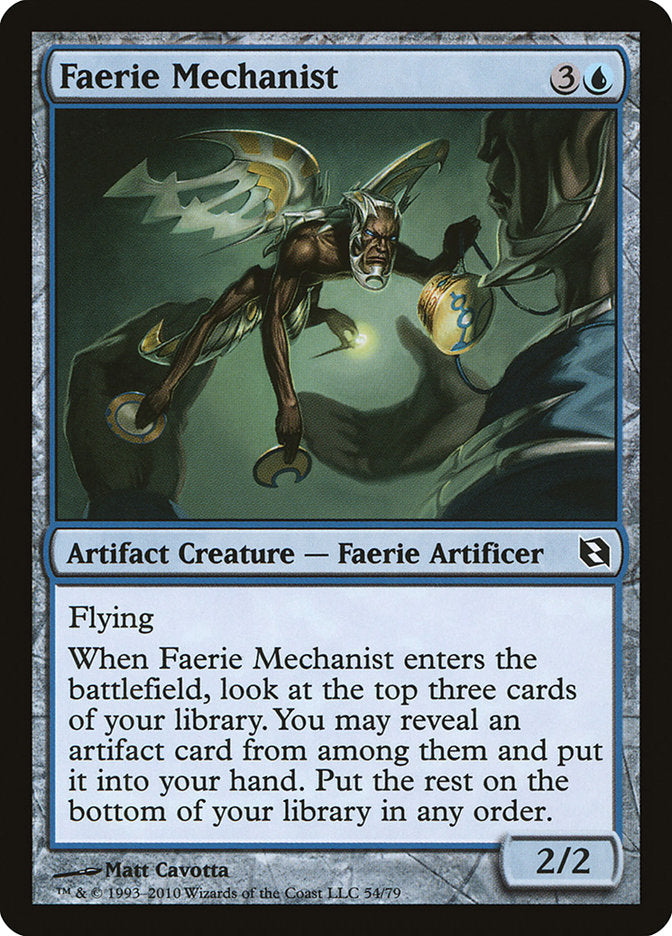 Faerie Mechanist [Duel Decks: Elspeth vs. Tezzeret] | Shuffle n Cut Hobbies & Games