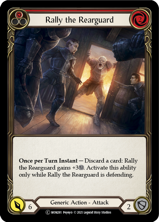 Rally the Rearguard (Red) [U-MON281] Unlimited Edition Normal | Shuffle n Cut Hobbies & Games