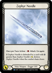 Zephyr Needle [CRU051] 1st Edition Cold Foil | Shuffle n Cut Hobbies & Games