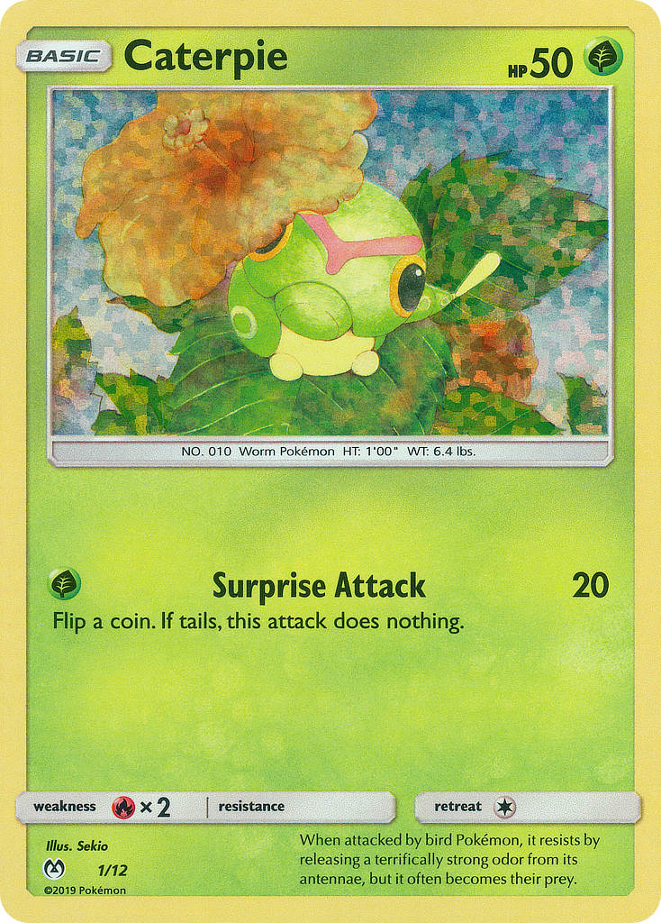 Caterpie (1/12) [McDonald's Promos: 2019 Collection] | Shuffle n Cut Hobbies & Games