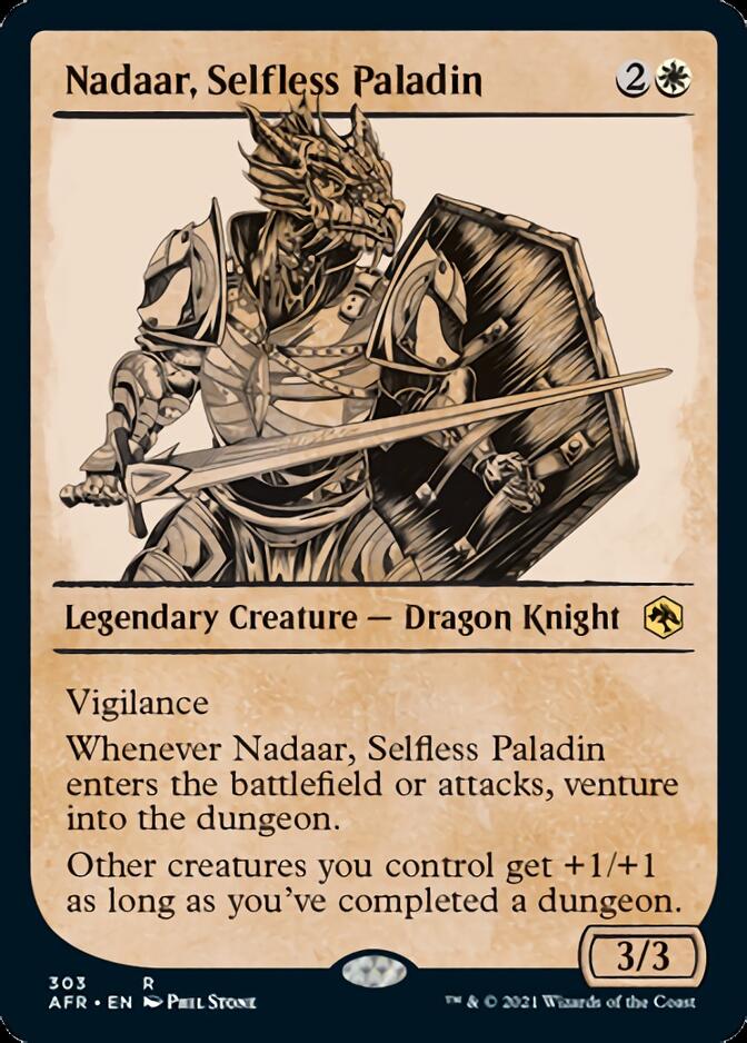 Nadaar, Selfless Paladin (Showcase) [Dungeons & Dragons: Adventures in the Forgotten Realms] | Shuffle n Cut Hobbies & Games