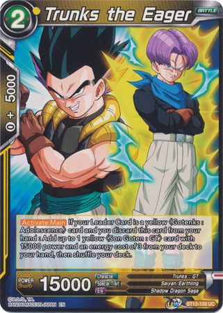 Trunks the Eager [BT10-109] | Shuffle n Cut Hobbies & Games