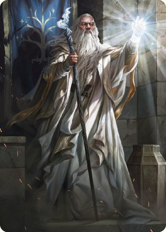 Gandalf the White Art Card [The Lord of the Rings: Tales of Middle-earth Art Series] | Shuffle n Cut Hobbies & Games