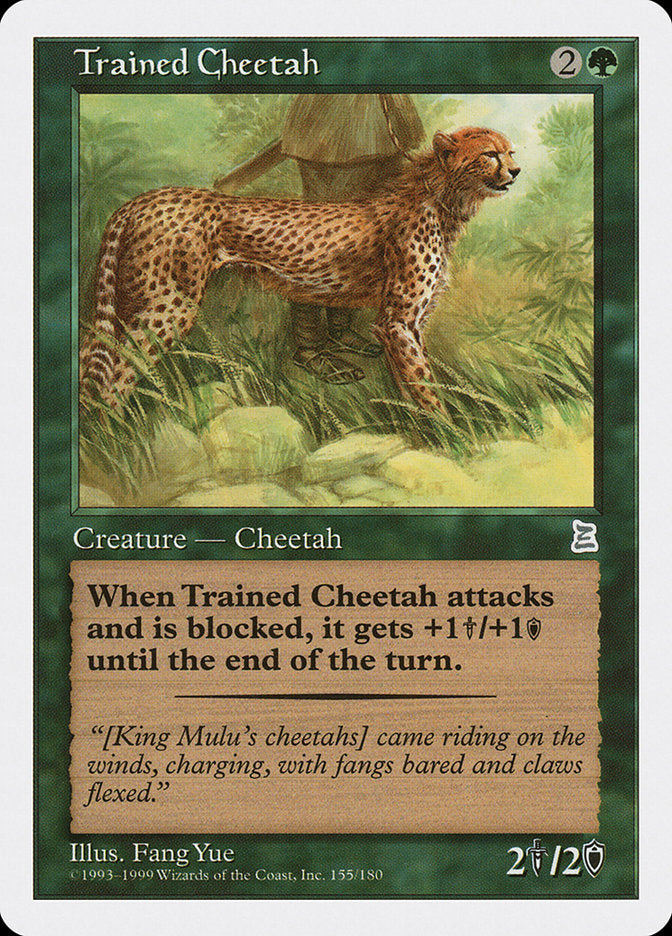 Trained Cheetah [Portal Three Kingdoms] | Shuffle n Cut Hobbies & Games