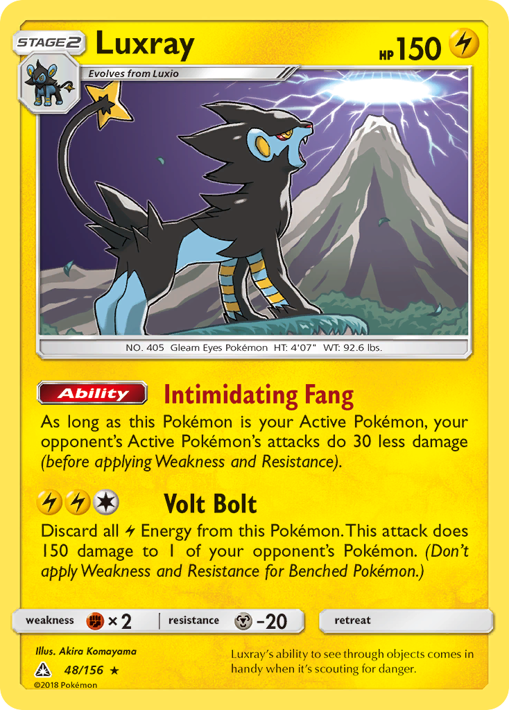 Luxray (48/156) [Sun & Moon: Ultra Prism] | Shuffle n Cut Hobbies & Games