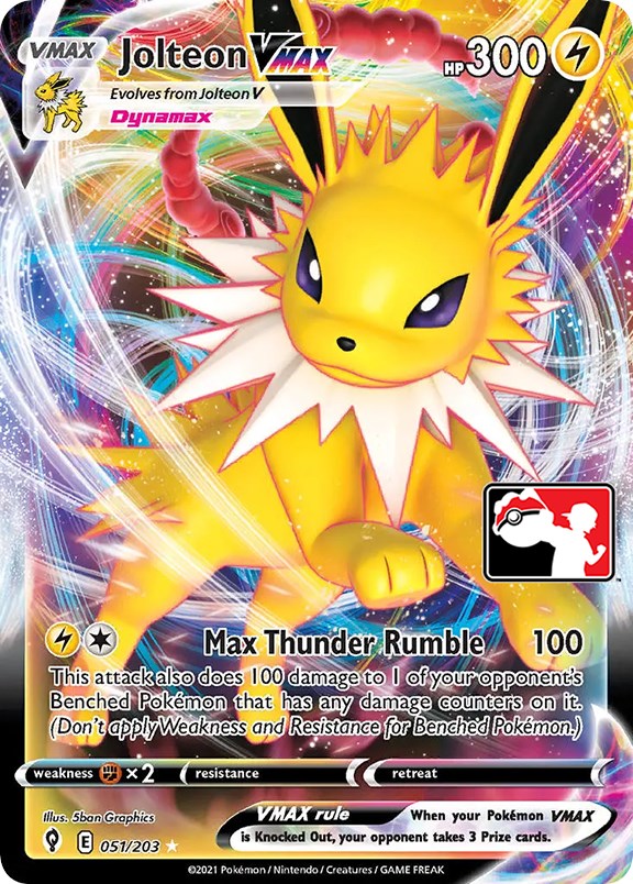 Jolteon VMAX (051/203) [Prize Pack Series One] | Shuffle n Cut Hobbies & Games