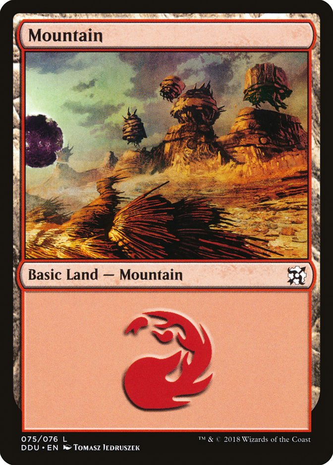 Mountain (75) [Duel Decks: Elves vs. Inventors] | Shuffle n Cut Hobbies & Games