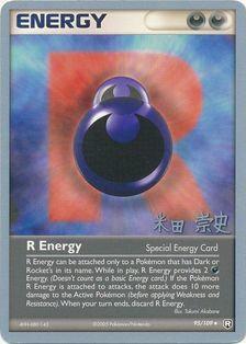 R Energy (95/109) (Dark Tyranitar Deck - Takashi Yoneda) [World Championships 2005] | Shuffle n Cut Hobbies & Games